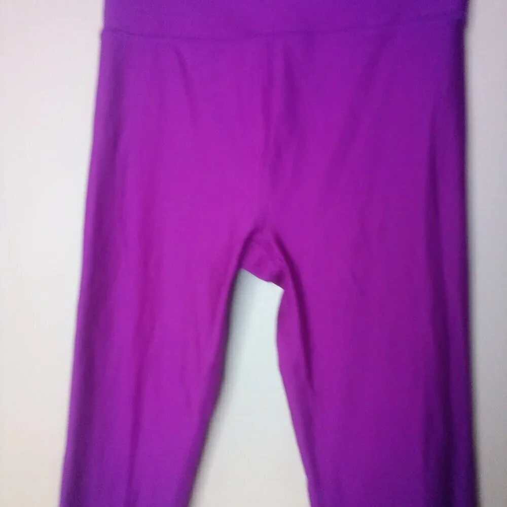 Under Armour Leggings XS Women Compression Heat Gear Active Athletic Purple Pink